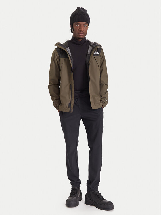 The North Face The North Face Prehodna jakna Antora NF0A7QEY Khaki Regular Fit