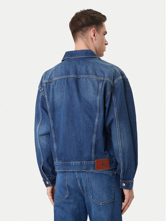 Calvin Klein Jeans Calvin Klein Jeans Jeans jakna 90s LV04RF705G Mornarsko modra Regular Fit