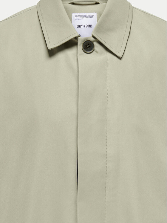 Only & Sons Only & Sons Trench Mac 22030393 Bej Regular Fit