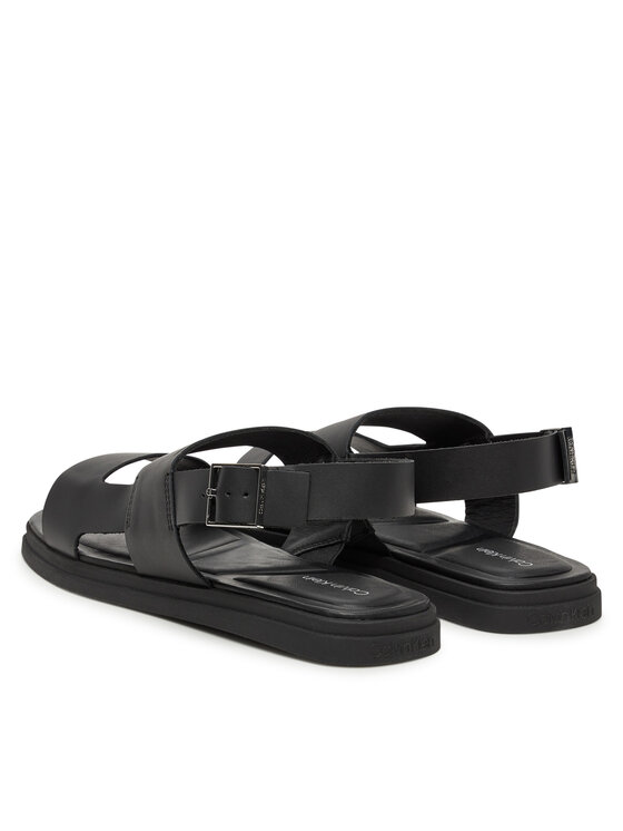 Calvin Klein Calvin Klein Sandále Back Strap W/ Buckle HM0HM01736 Čierna