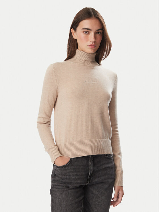 Guess Jeans Guess Jeans Гольф W6BR03 Z1246 Бежевий Regular Fit