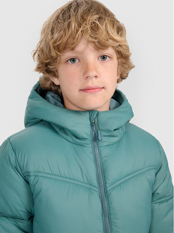 4F 4F Kurtka puchowa OUTERWEAR Khaki Regular Fit