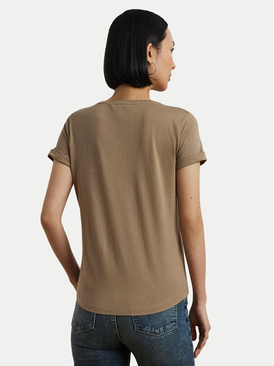 LAUREN RALPH LAUREN LAUREN RALPH LAUREN T-krekls 200963905002 Bēšs Relaxed Fit