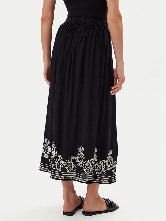 JDY JDY Spódnica maxi Risso 15354225 Czarny Regular Fit
