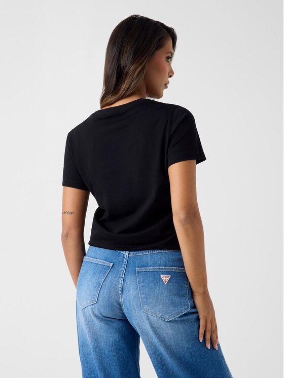 Guess Guess T-Shirt 183424 Černá Classic Fit