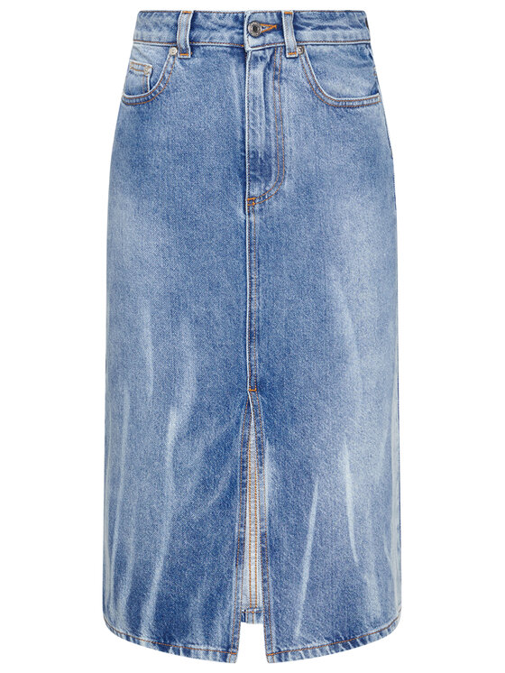 MSGM MSGM Džinsa svārki 2941MDD46L 207725 Zils Regular Fit