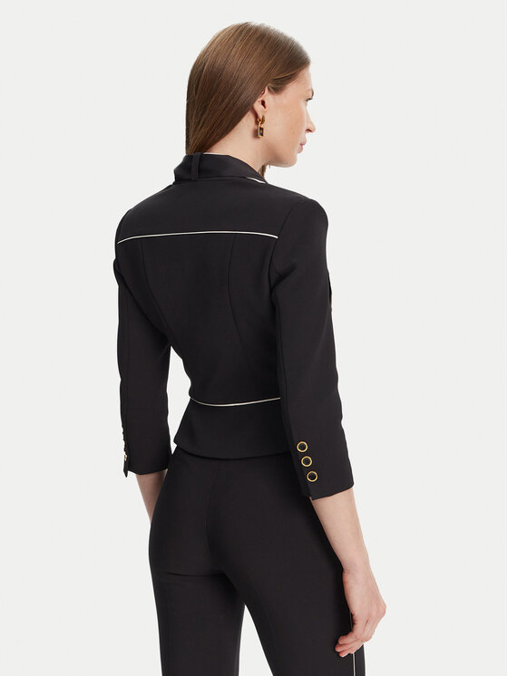 Elisabetta Franchi Elisabetta Franchi Zakó GI-T51-51E2-V560 Fekete Regular Fit