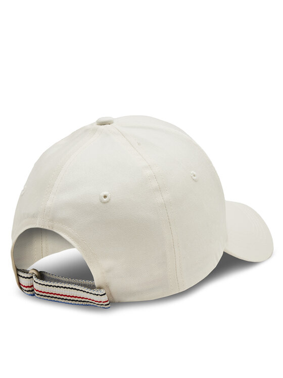 Tommy Hilfiger Tommy Hilfiger Șapcă Hilfiger Prep Cap AW0AW16040 Écru