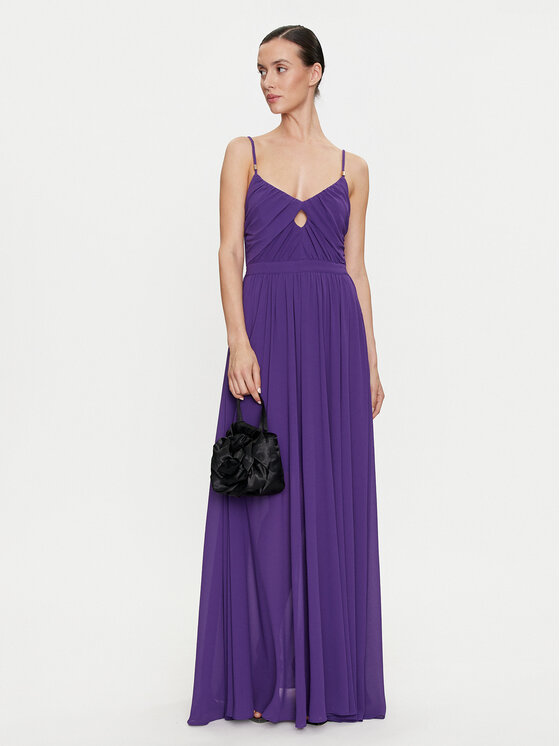 Morgan Morgan Sukienka wieczorowa 241-REVALA Fioletowy Loose Fit