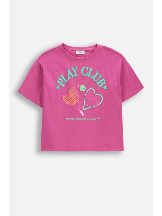 Coccodrillo Coccodrillo T-Shirt WC6143202JGK-007 Różowy Regular Fit