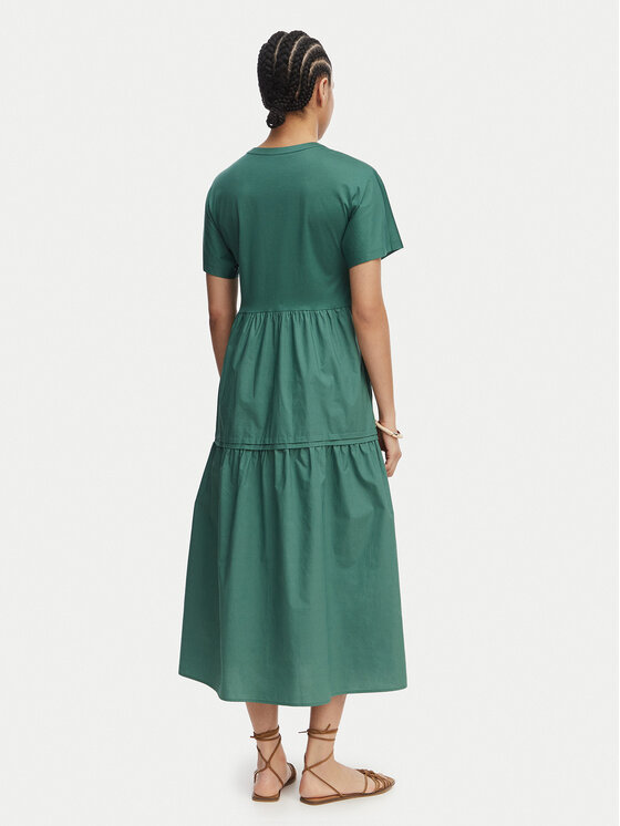 Weekend Max Mara Weekend Max Mara Ljetna haljina Capsula 2615621032 Tamno zelena Regular Fit