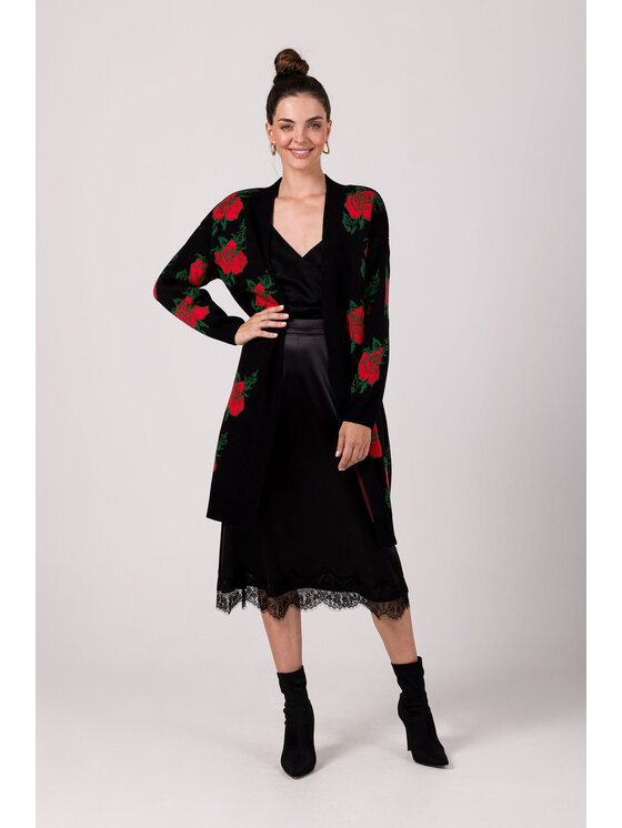 BeWear BeWear Kardigán BK102 Čierna Comfortable Fit