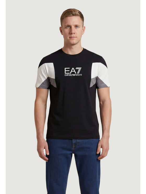 EA7 Emporio Armani EA7 Emporio Armani T-Shirt 7M001603 AF12503 Czarny Casual Fit