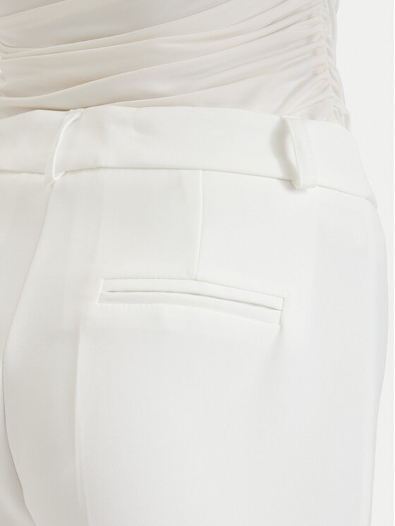 Maryley Maryley Παντελόνι υφασμάτινο 26EB52Z/43VA Κρεμ Regular Fit