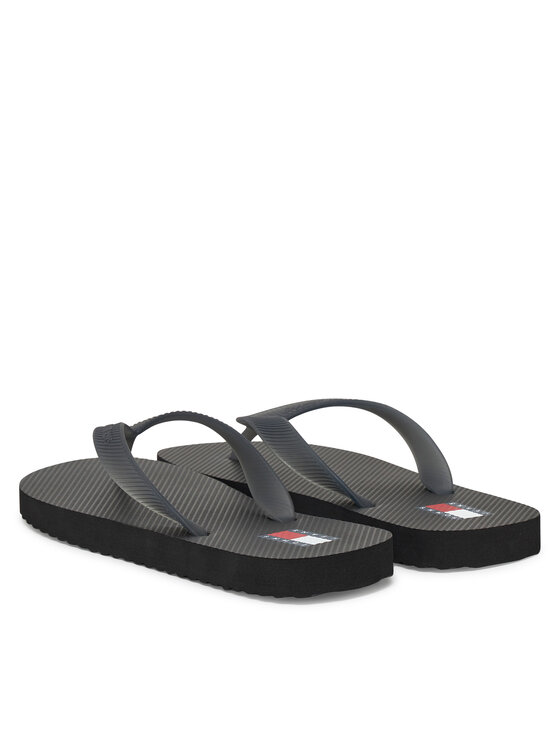Tommy Jeans Tommy Jeans Σαγιονάρες Tjw Logo Flip Flop EN0EN02447 Μαύρο