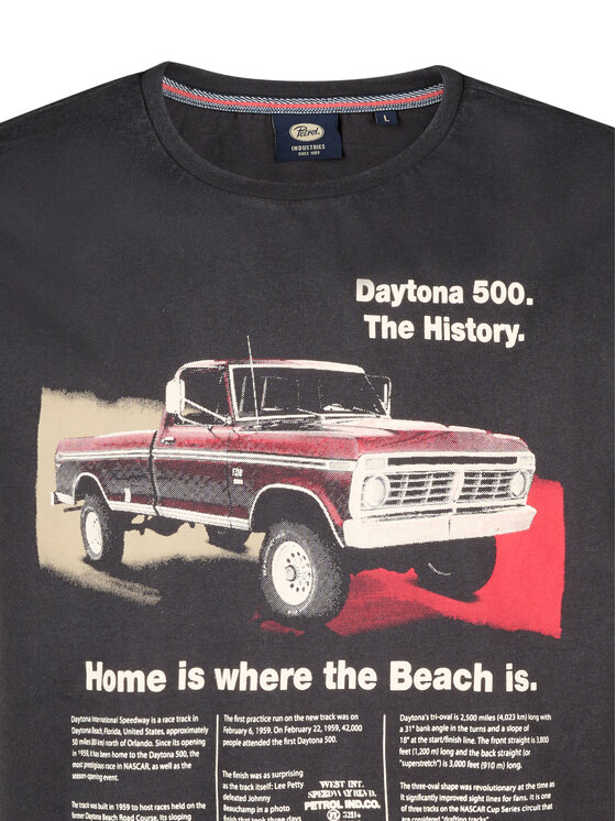 Petrol Industries Petrol Industries T-Shirt M-1050-TSR604 Μαύρο Regular Fit