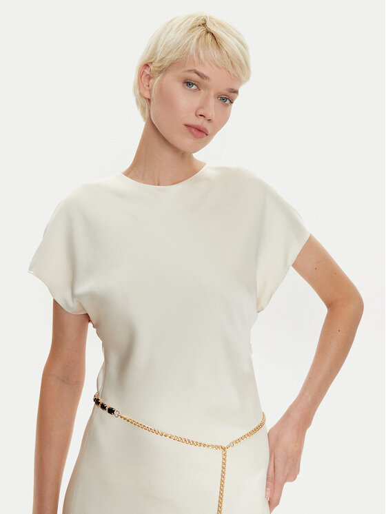 Imperial Imperial Koktel haljina ADQJIBA Écru Regular Fit