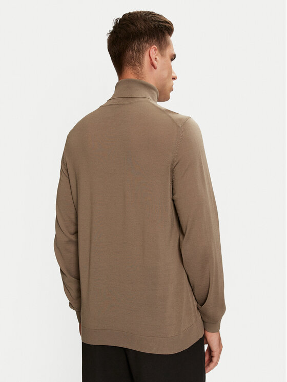 BOSS BOSS Dolčevita Musso-P 50468262 Smeđa Slim Fit