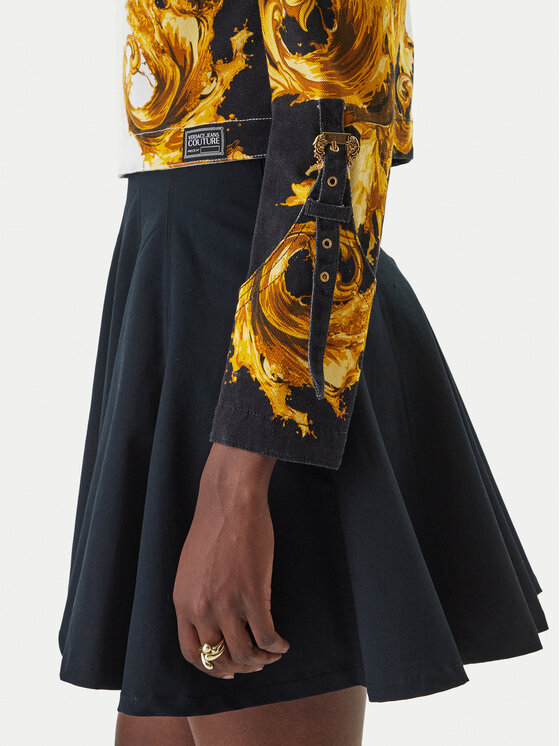 Versace Jeans Couture Versace Jeans Couture Шкіряна куртка 80HAVP00 CP009 Чорний Loose Fit