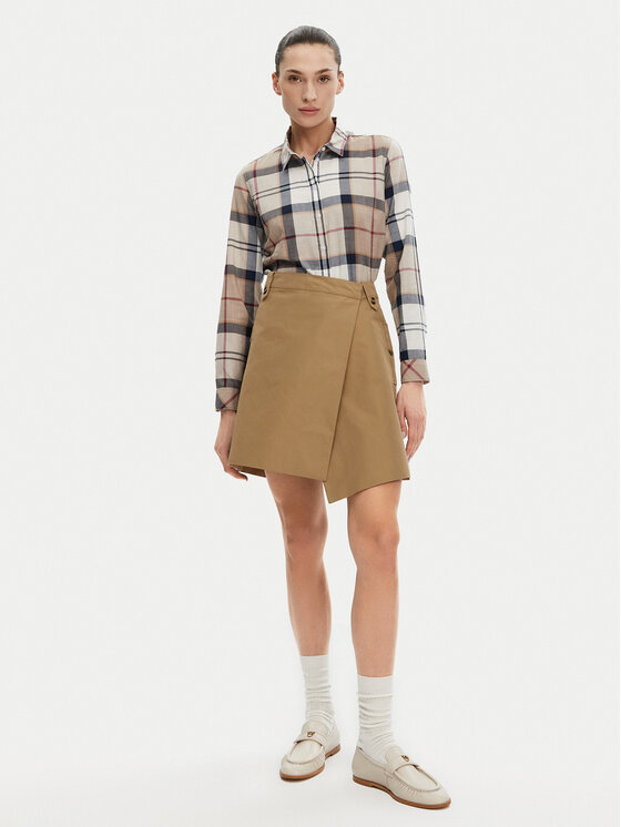 Barbour Barbour Риза Bredon LSH1353BR37 Бежов Regular Fit