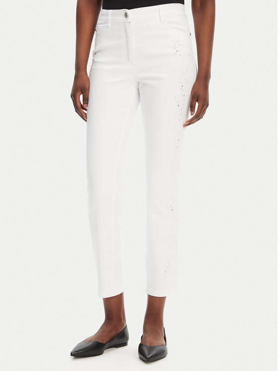 Olsen Olsen Farmer 14002416 Fehér Slim Fit