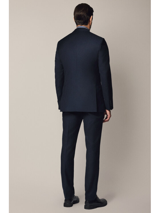 Lancerto Lancerto Garnitur Oristano GA073125000027 Granatowy Slim Fit