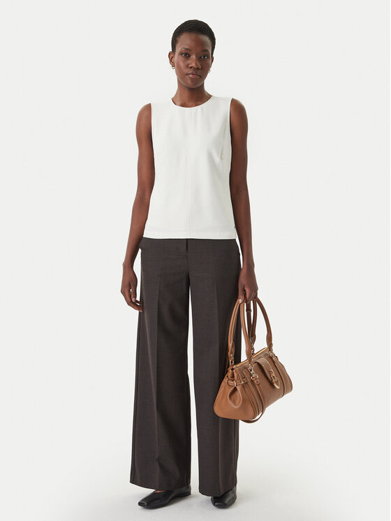 Calvin Klein Calvin Klein Top LV044F108G Écru Regular Fit