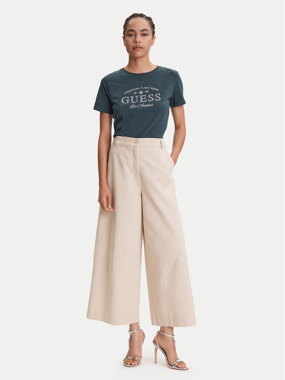 Guess Guess T-shirt V5YI13 J1314 Verde Regular Fit