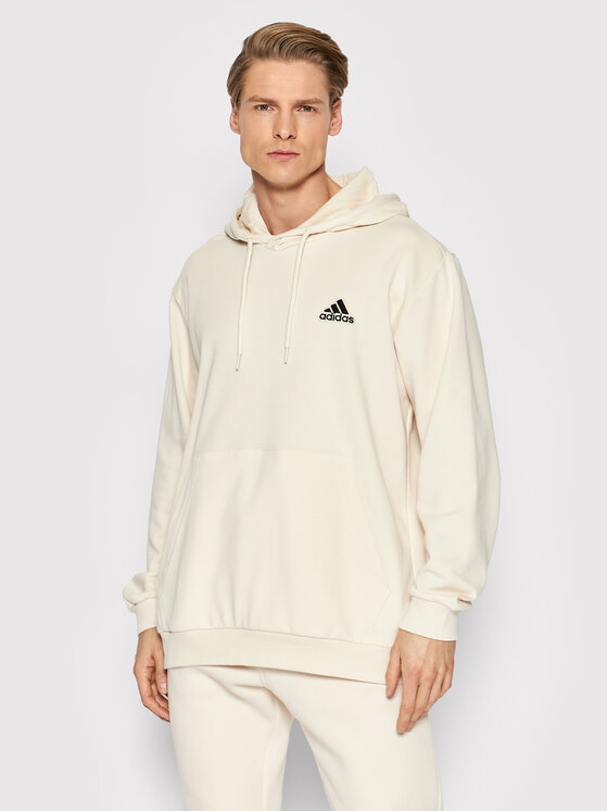 adidas adidas Суитшърт Essentials FeelComfy HE4346 Бежов Loose Fit