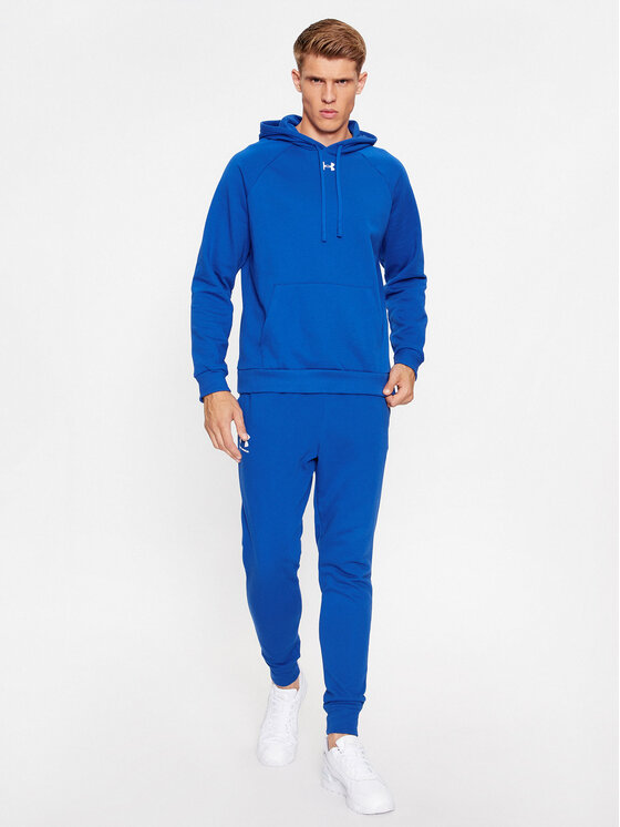Under Armour Under Armour Majica dugih rukava Ua Rival Fleece Hoodie 1379757 Plava Loose Fit
