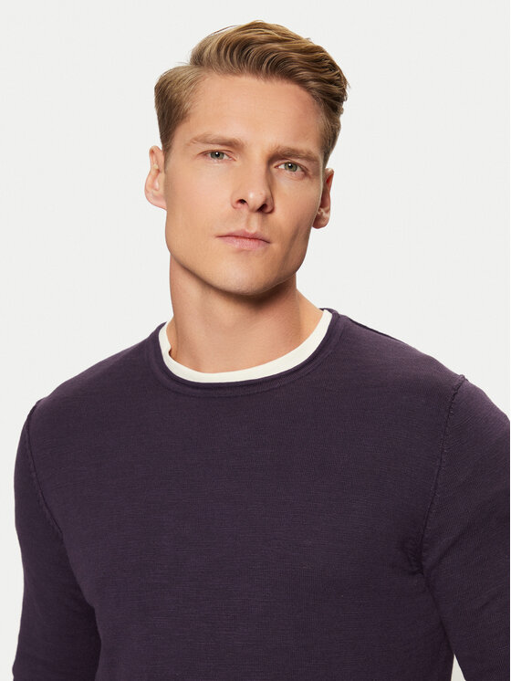s.Oliver s.Oliver Marškinėliai ilgomis rankovėmis 2150762 Violetinė Regular Fit