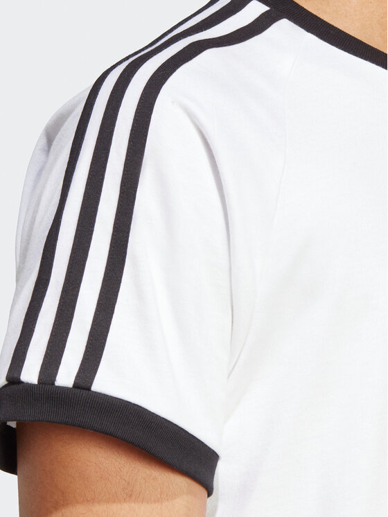 adidas adidas Marškinėliai Adicolor Classics 3-Stripes T-Shirt IA4846 Balta Slim Fit