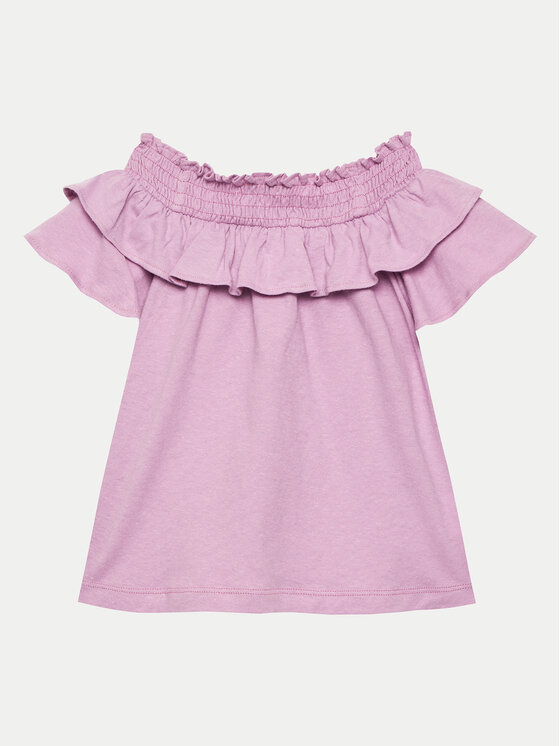 United Colors Of Benetton United Colors Of Benetton Bluza 3F4JC10HV Vijolična Relaxed Fit