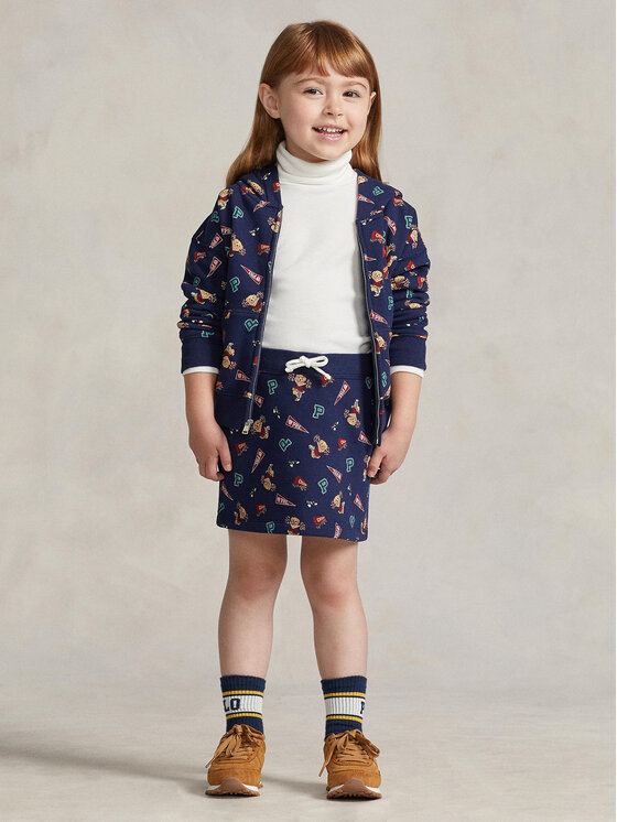 Polo Ralph Lauren Polo Ralph Lauren Суитшърт C Bear Fzbhd 312916851001 Тъмносин Regular Fit