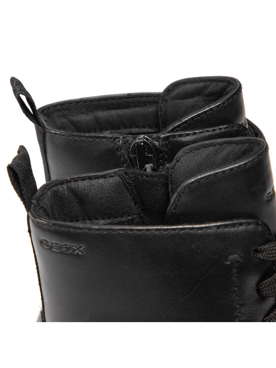 Geox Geox Polokozačky D Phaolae A D16FDA 00043 C9999 Černá