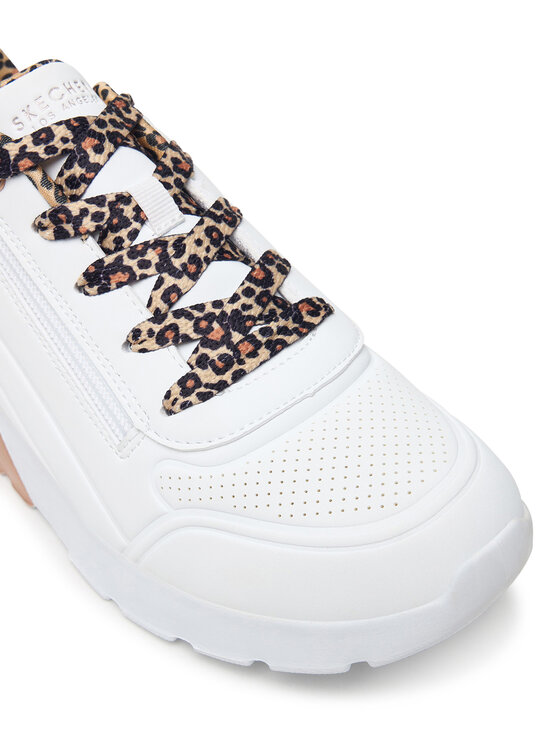 Skechers Skechers Sneakersy UNO Lite 2.0 - Leopard Stride 310708L/WHT Bílá