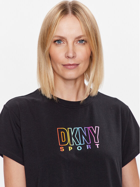 DKNY Sport DKNY Sport T-shirt DP3T8782 Crna Classic Fit