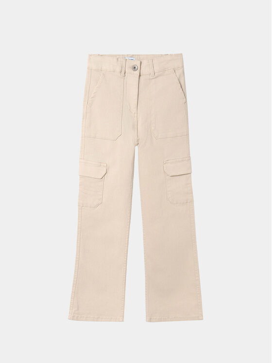Mayoral Mayoral Штани з тканини 6507 Бежевий Regular Fit
