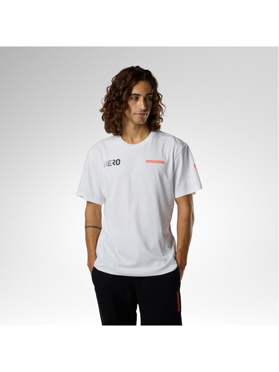Rossignol Rossignol T-Shirt M Hero Tee Biały Regular Fit