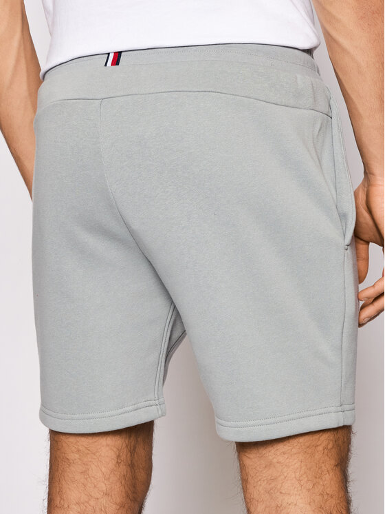 Tommy Hilfiger Tommy Hilfiger Sporta šorti Logo Fleece MW0MW17234 Pelēks Regular Fit