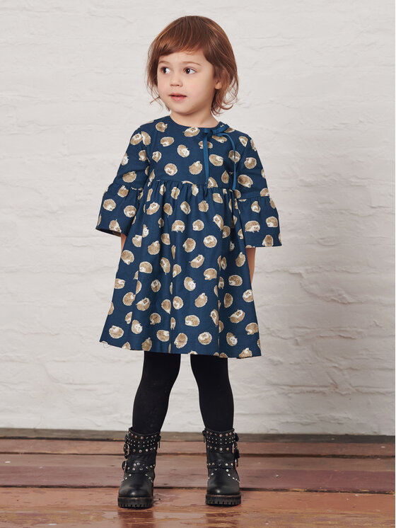 minimi minimi Sukienka elegancka 49/23 Granatowy Relaxed Fit