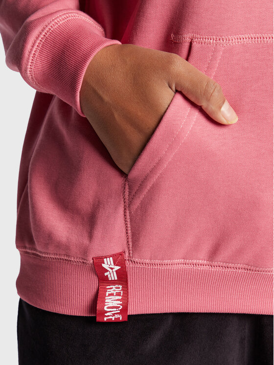 Alpha industries hoodie pink hotsell