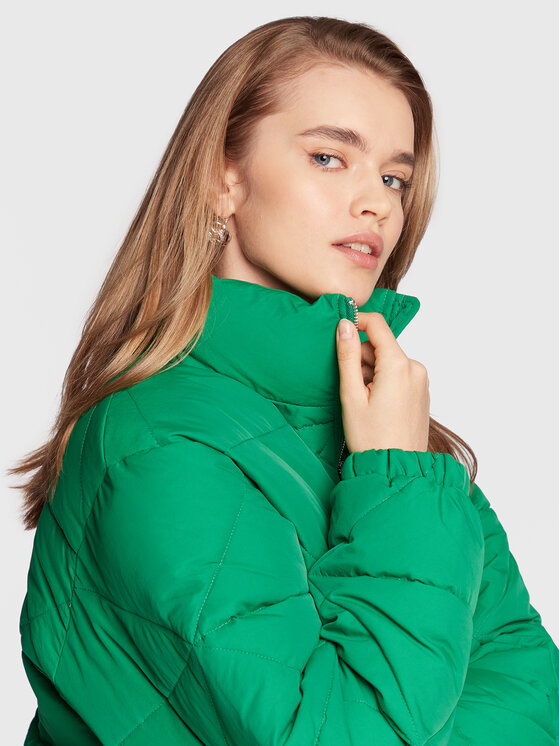 Giubbotto piumino Elina 17731 Verde Relaxed Fit