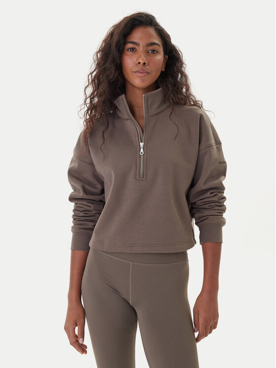Girlfriend Collective Girlfriend Collective Bluză Vega 2024 Bej Relaxed Fit