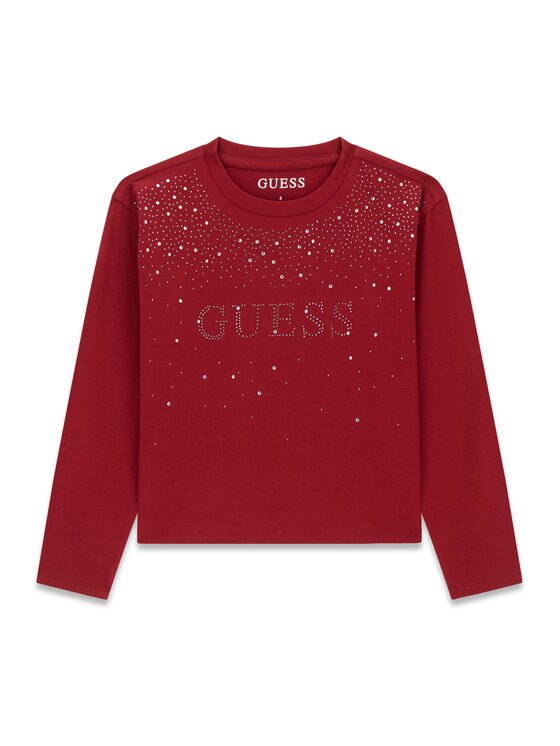 Guess Guess Blusa J6BI08 K5778 Rosso Regular Fit