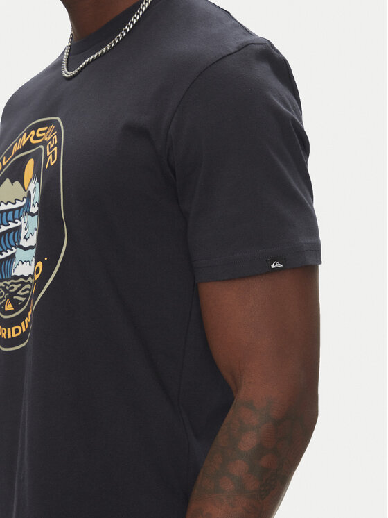 Quiksilver Quiksilver Marškinėliai Ev Three Seas Ss EQYZT08051 Tamsiai mėlyna Regular Fit