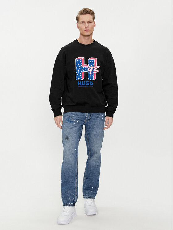 HUGO Hugo Mikina Neasyo 50513437 Černá Regular Fit
