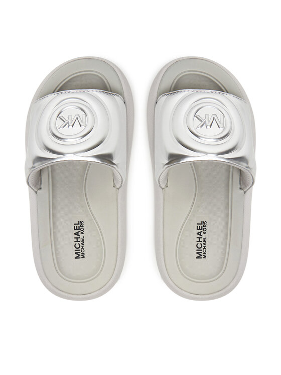 MICHAEL Michael Kors MICHAEL Michael Kors Klapki MK01421040 Srebrny