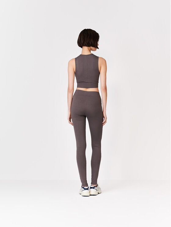 La Mania La Mania Leggings PLAZA Grigio Basic Fit