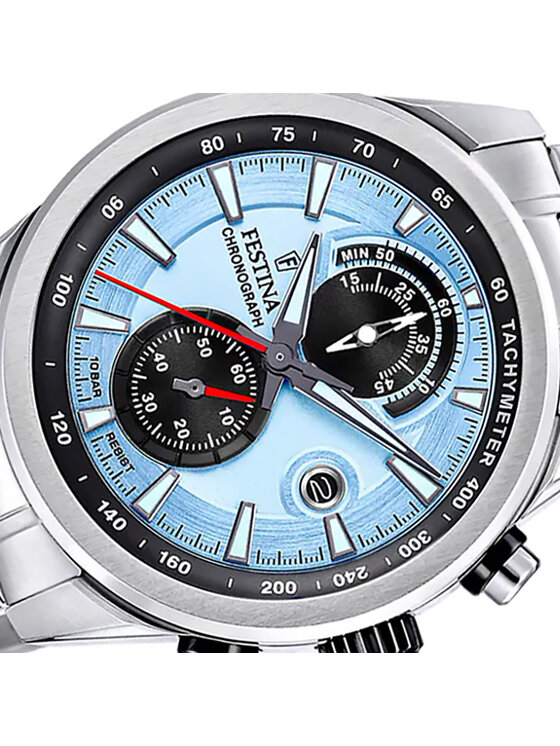 Festina Festina Zegarek F20694-2 Srebrny